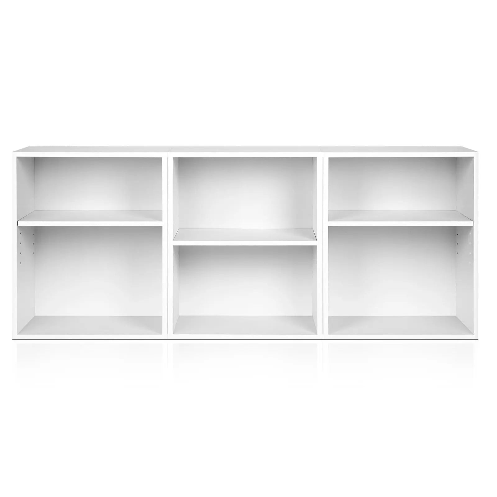 Artiss Bookshelf Set of 3 - VENA White - Chez Guru