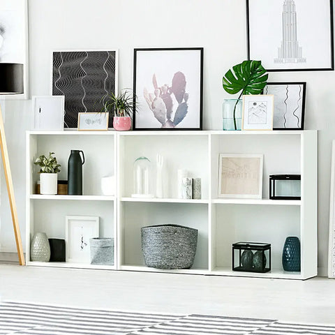Artiss Bookshelf Set of 3 - VENA White - Chez Guru