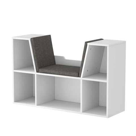 Keezi Kids Bookshelf Bookcase Toys Box Shelves Storage Cabinet Container Children Organiser Chez Guru