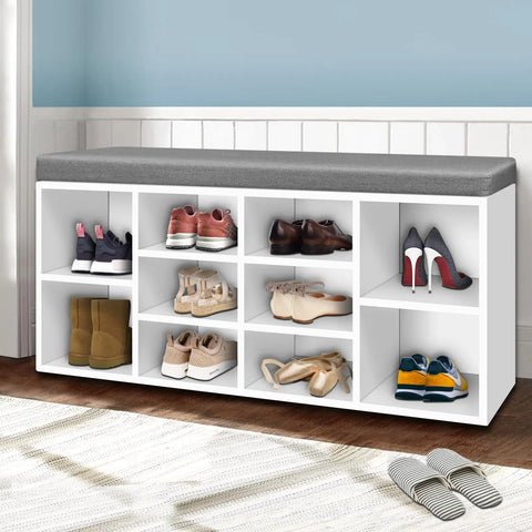 Artiss Shoe Rack Storage Cabinet Bench BOA Chez Guru