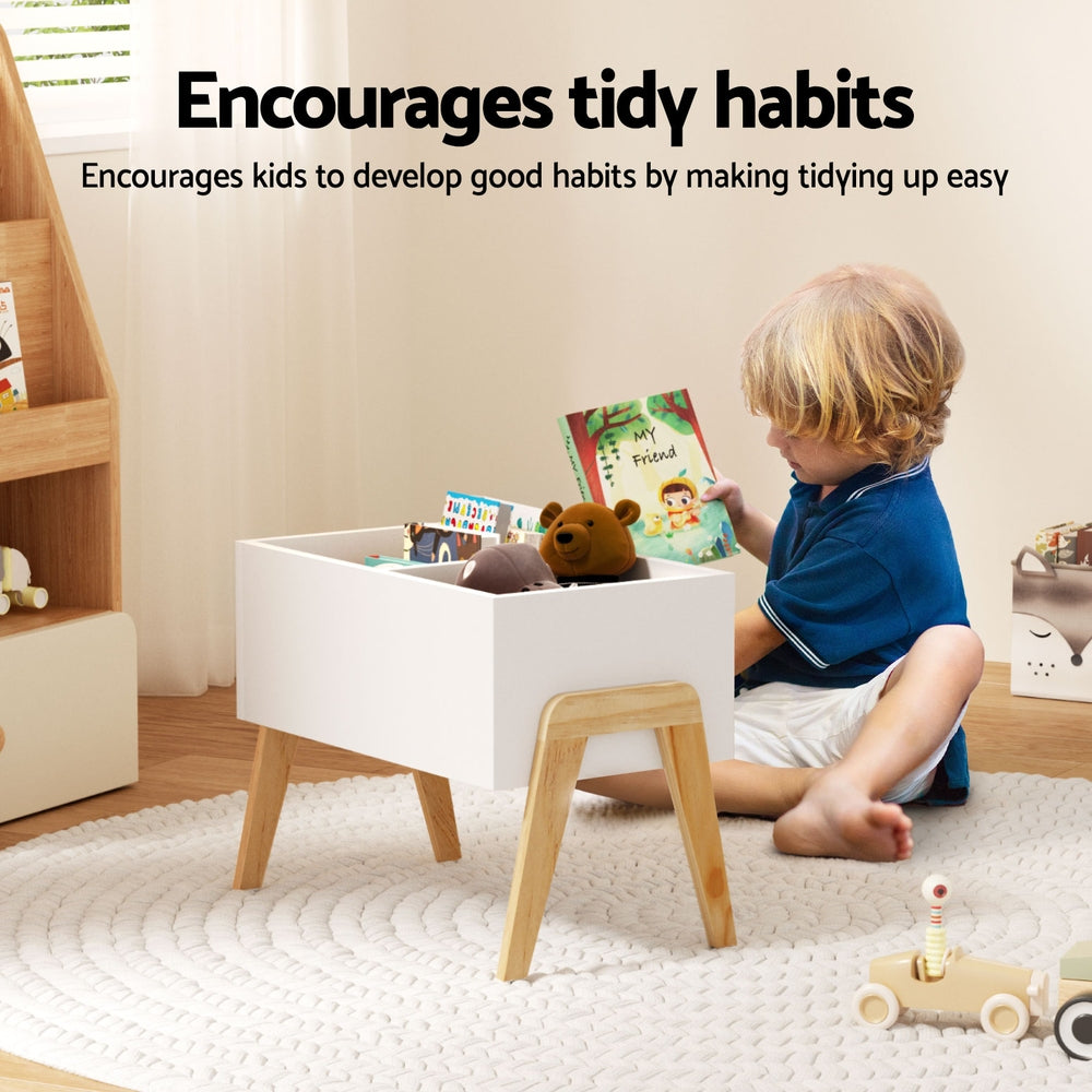 Keezi Kids Toy Box Chest Storage Bin Container Wooden Cabinet Clothes Book Organiser Bedroom Chez Guru
