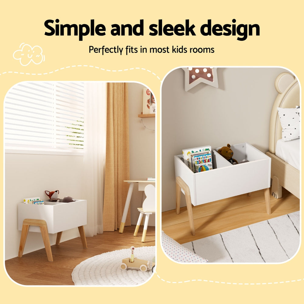 Keezi Kids Toy Box Chest Storage Bin Container Wooden Cabinet Clothes Book Organiser Bedroom Chez Guru