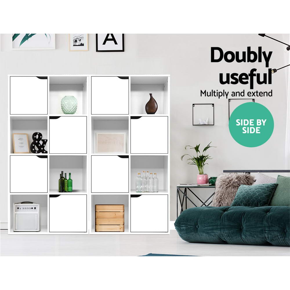 Artiss Bookshelf 8 Cube Shlef - DANA White Chez Guru