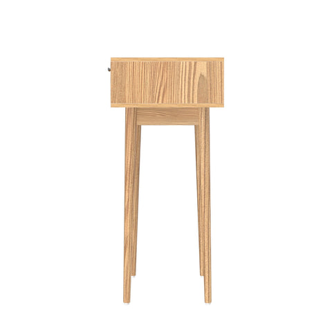 Artiss Console Table 2 Rattan Drawers Chez Guru
