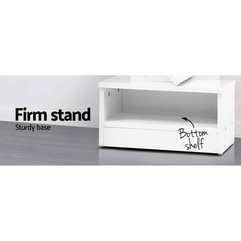 Artiss Tree Bookshelf 7 Tiers - ECHO White Chez Guru