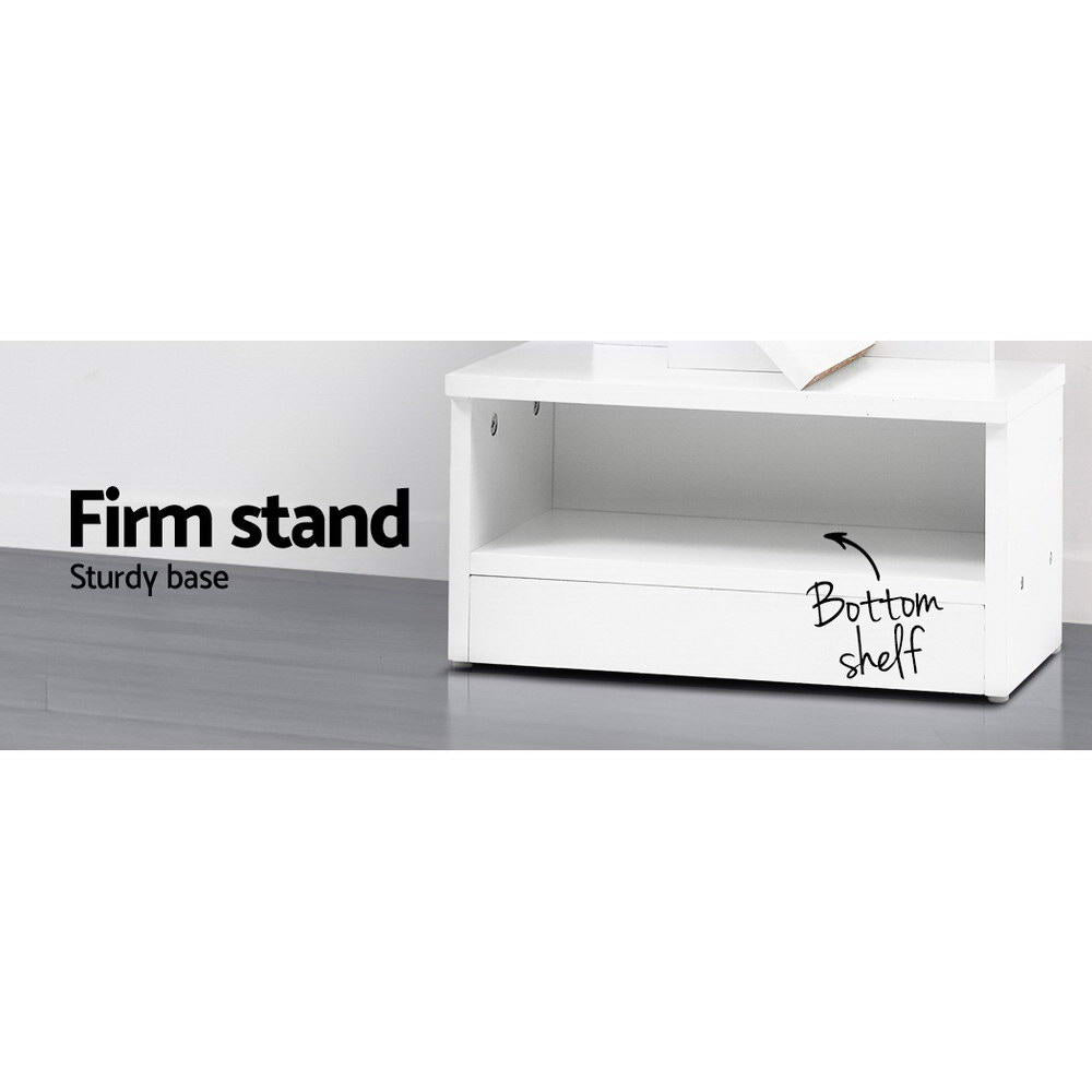 Artiss Tree Bookshelf 9 Tiers - ECHO White Chez Guru