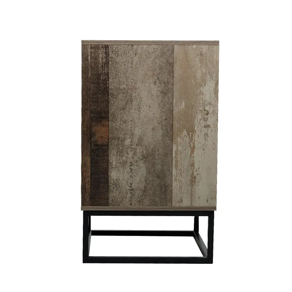 Artiss Bedside Table 2 Drawers with Shelf - BADAN - Chez Guru