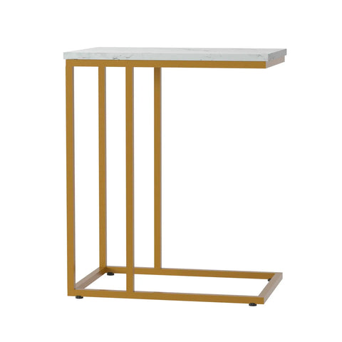 Artiss Coffee Table Side Table Marble Effect Emma Chez Guru