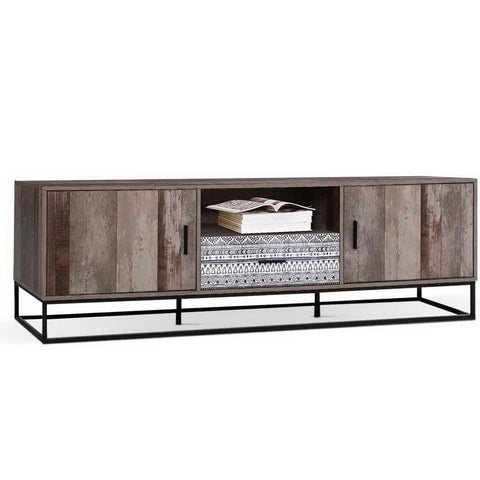 Artiss TV Cabinet Entertainment Unit 180cm Industrial Chez Guru