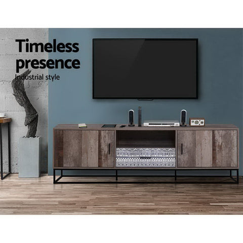Artiss TV Cabinet Entertainment Unit 180cm Industrial Chez Guru