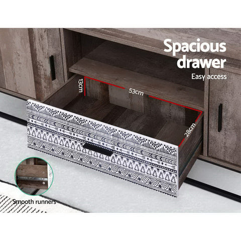 Artiss TV Cabinet Entertainment Unit 180cm Industrial Chez Guru