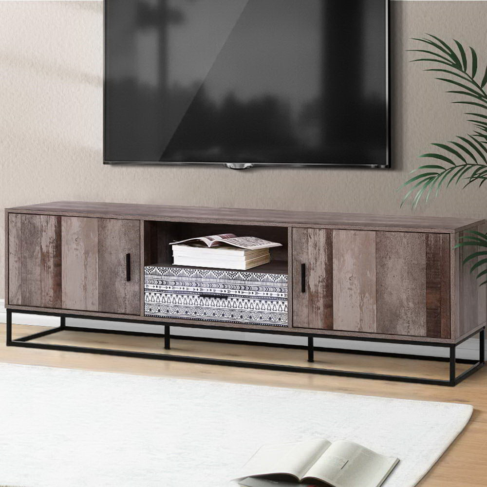 Artiss TV Cabinet Entertainment Unit 180cm Industrial Chez Guru