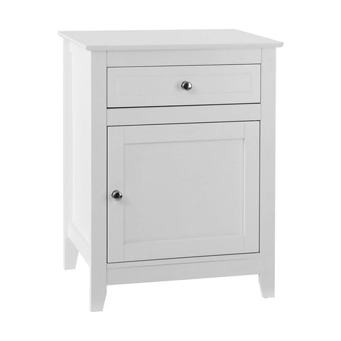 Artiss Bedside Tables Side Table Drawers Nightstand White Chez Guru