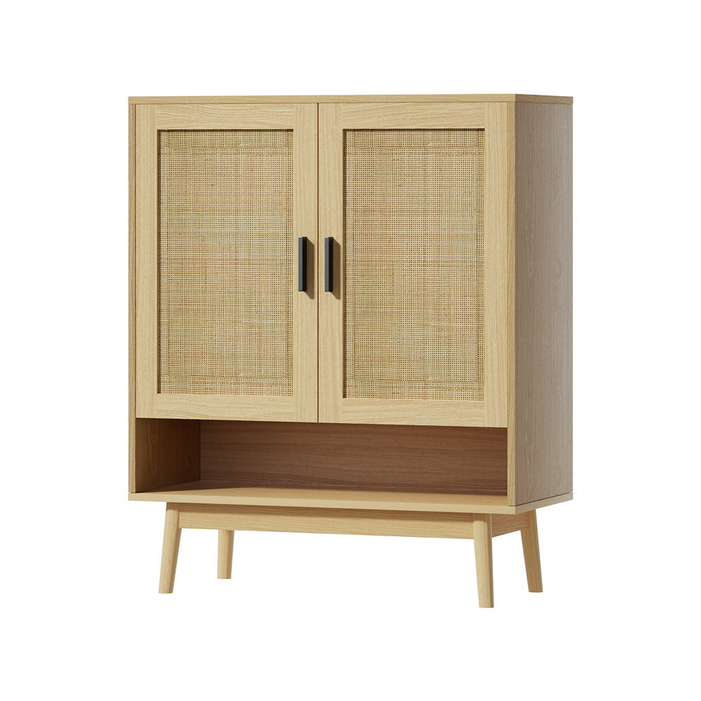 Artiss Shoe Rack Cabinet Rattan 5-tier 20 Pairs Dani Chez Guru