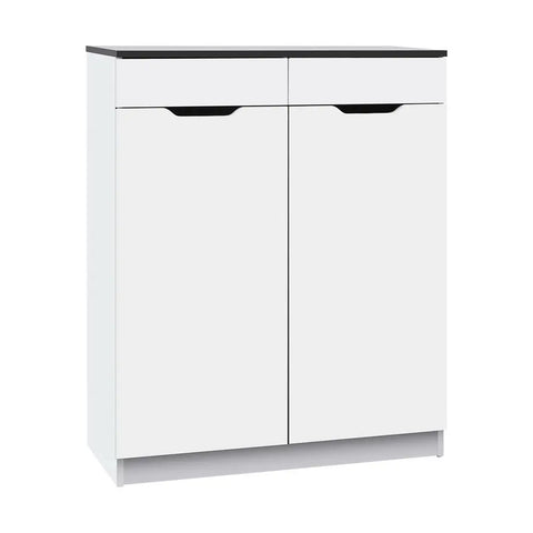 Artiss Shoe Rack Cabinet 30 Pairs White Eve Chez Guru