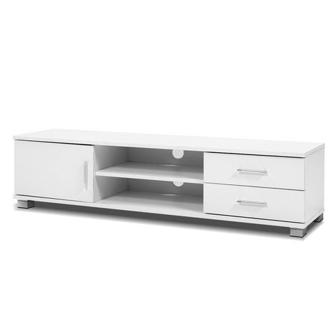 Artiss Entertainment Unit TV Cabinet 120cm White Dylan Chez Guru