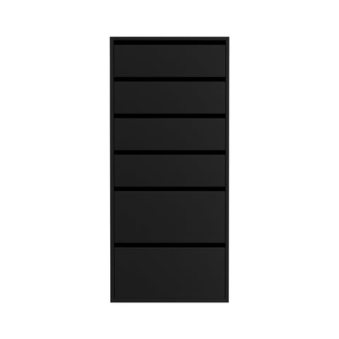 Artiss 6 Chest of Drawers Dresser Tallboy Black