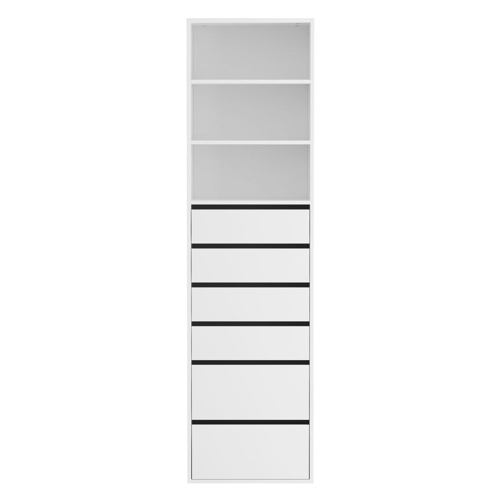 Artiss 6 Chest of Drawers Tallboy Cabinet White Chez Guru