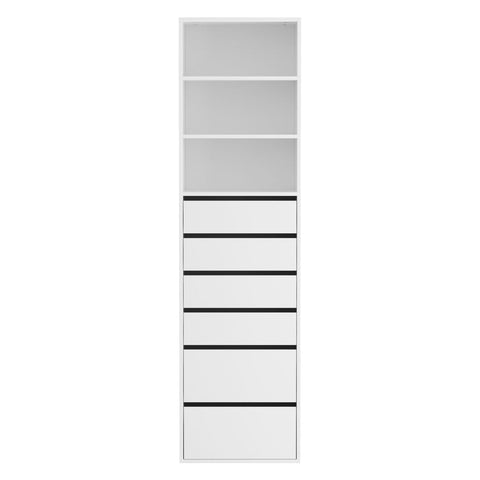 Artiss 6 Chest of Drawers Tallboy Cabinet White Chez Guru