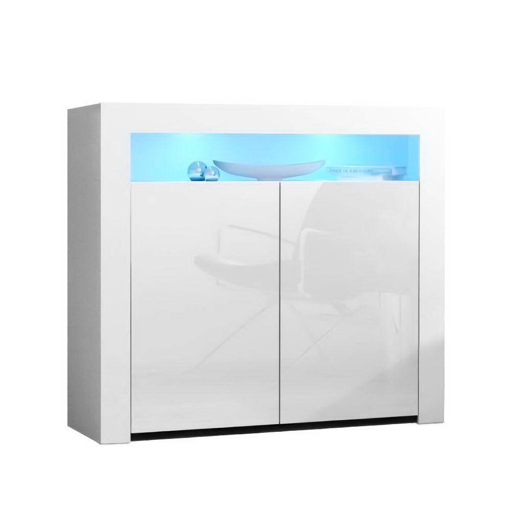 Artiss Buffet Sideboard LED - ARNO White Chez Guru