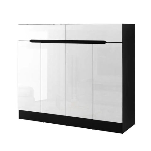 Artiss Shoe Rack Cabinet Storage 120cm w/ Drawer - White Lydia Chez Guru