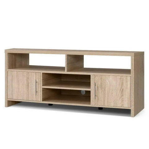 Artiss TV Cabinet Entertainment Unit 140cm Oak Ken - Chez Guru