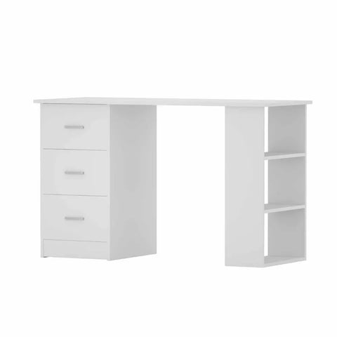 Artiss Computer Desk Drawer Shelf Cabinet White 120CM Chez Guru