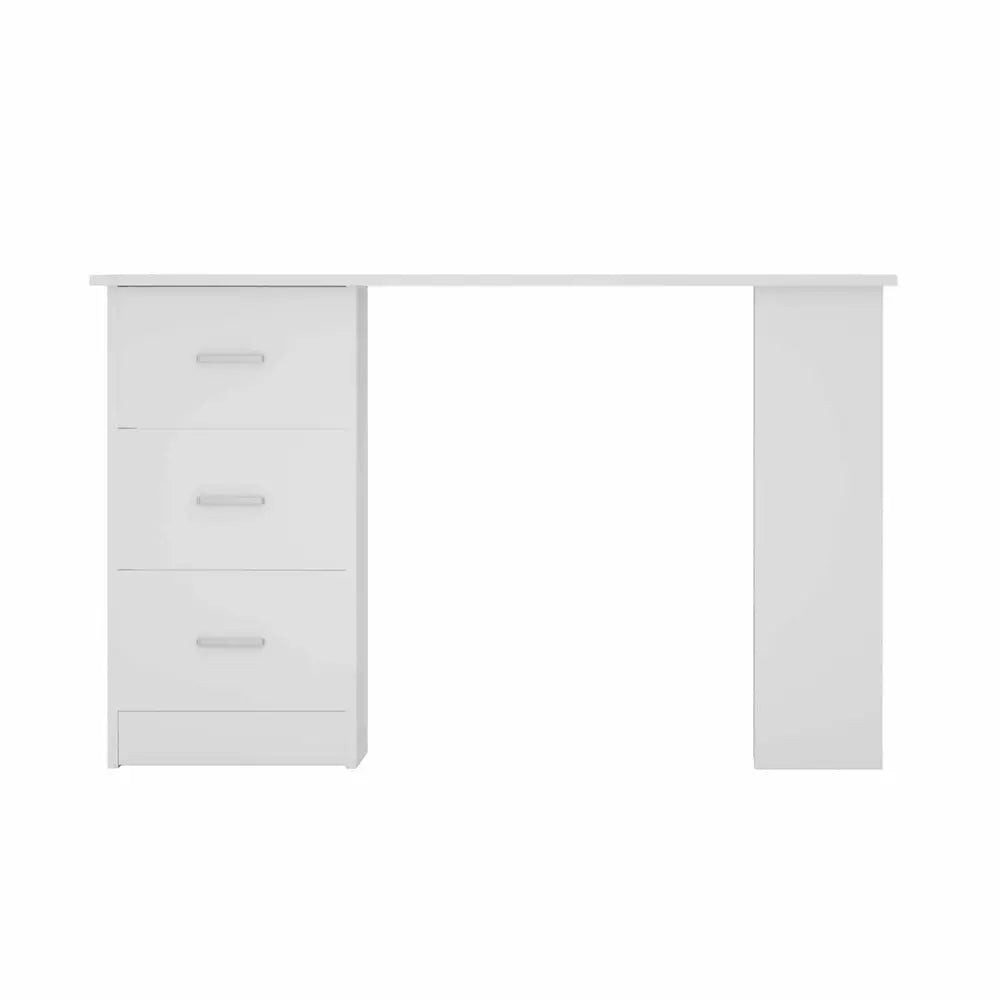 Artiss Computer Desk Drawer Shelf Cabinet White 120CM Chez Guru