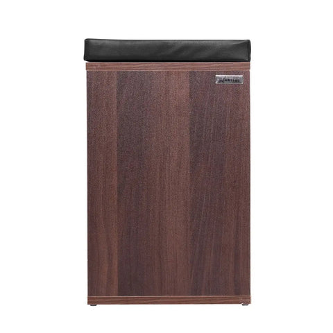 Artiss Shoe Rack Cabinet Bench 10 Cubes - Walnut Chez Guru