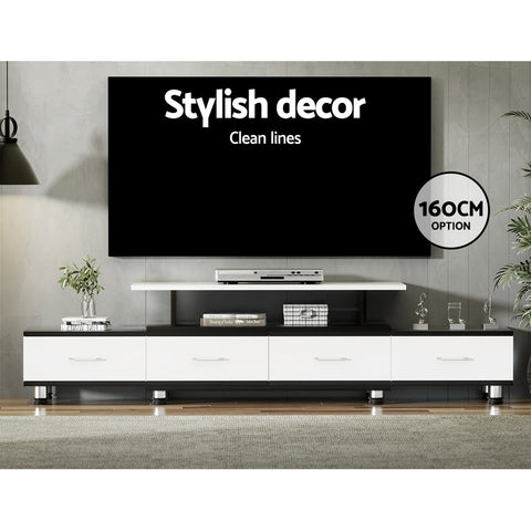 Artiss TV Cabinet Entertainment Unit Extendable 160CM To 220CM Chez Guru