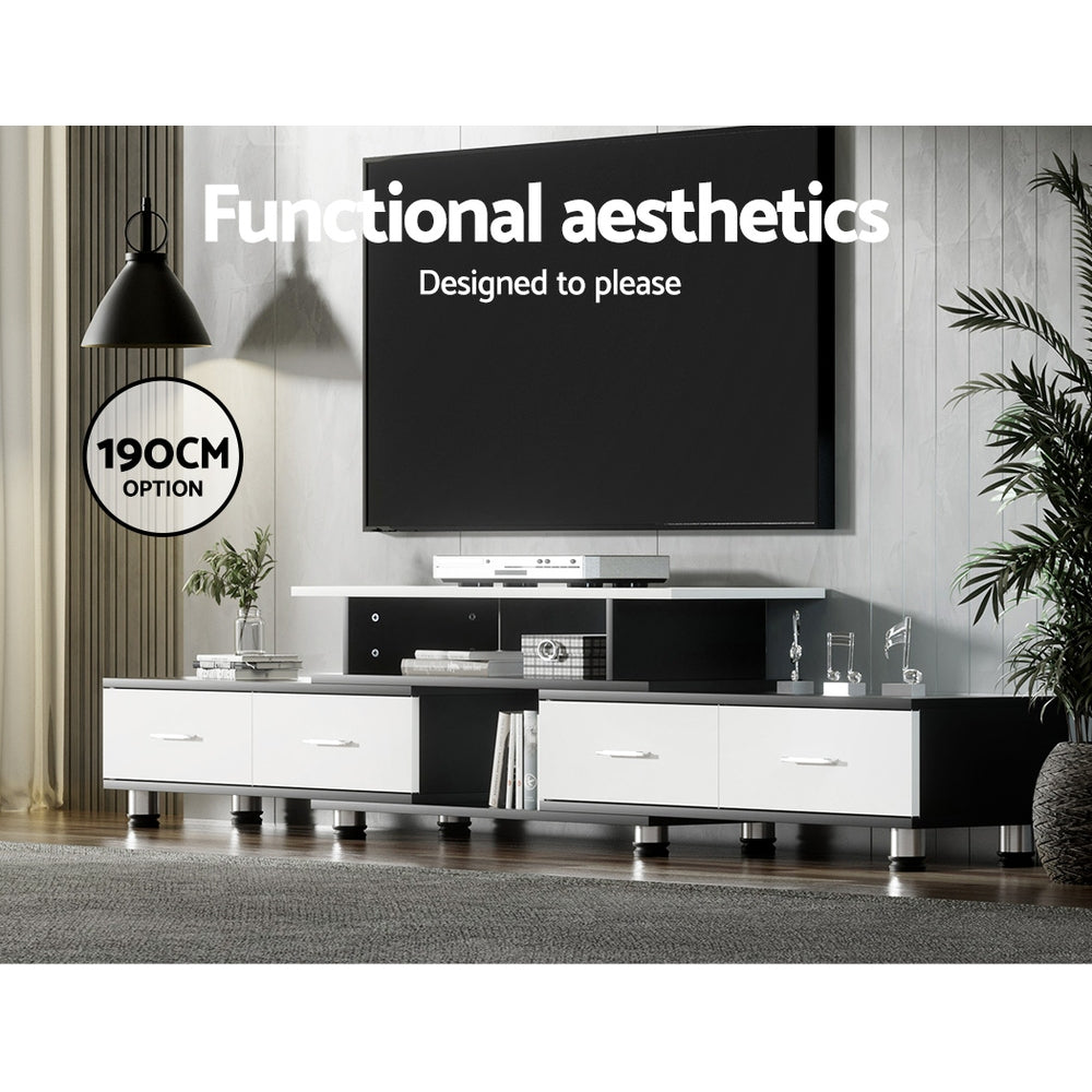 Artiss TV Cabinet Entertainment Unit Extendable 160CM To 220CM Chez Guru
