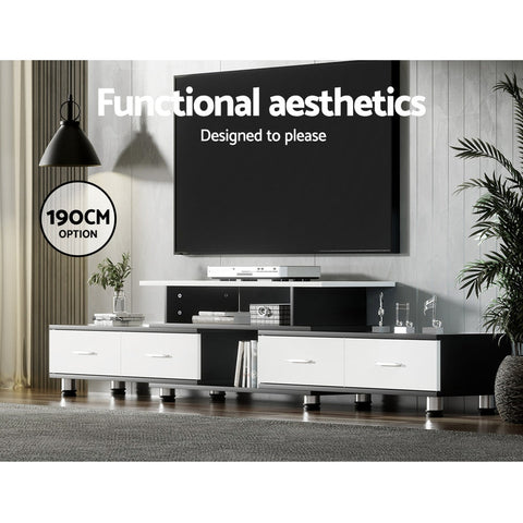 Artiss TV Cabinet Entertainment Unit Extendable 160CM To 220CM Chez Guru