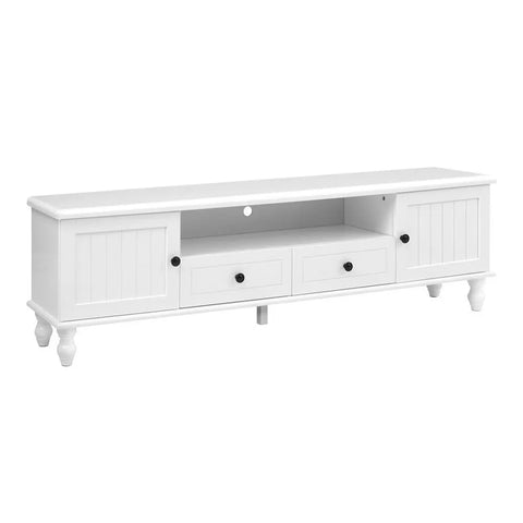 Artiss TV Cabinet Entertainment Unit 160cm White Kubi - Chez Guru