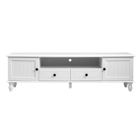 Artiss TV Cabinet Entertainment Unit 160cm White Kubi - Chez Guru