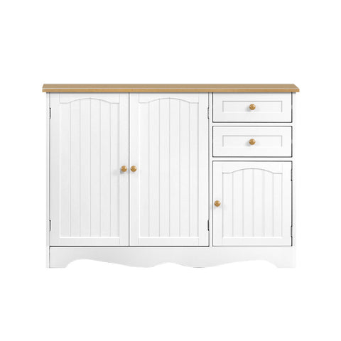 Artiss Buffet Sideboard 3 Doors - BERNE White Chez Guru