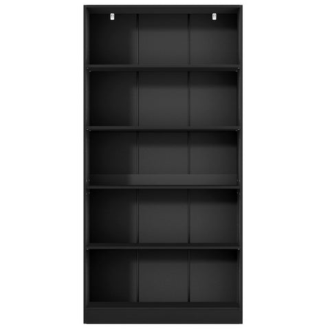 Artiss Bookshelf 5 Tiers ANTON Black Chez Guru
