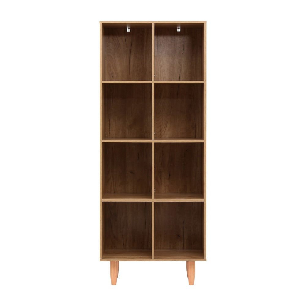 Artiss Bookshelf Bookcase 4 Tiers LEOR Walnut Chez Guru