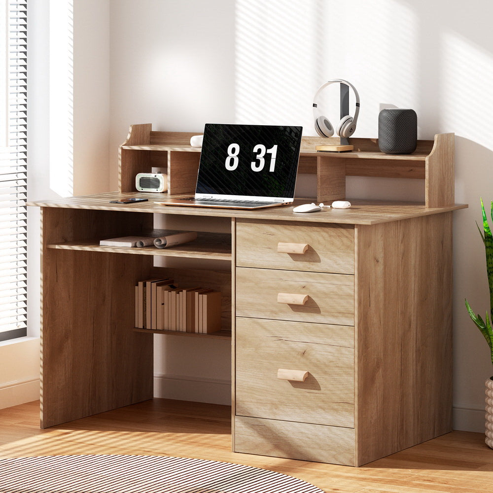 Artiss Computer Desk Office Study Desks Table Shelf Drawer Chez Guru