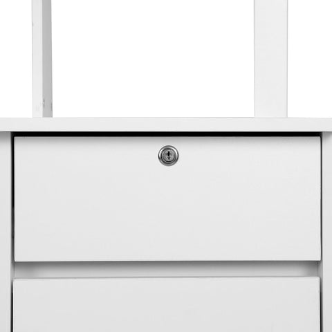 Artiss Computer Desk Office Study Desks Table Drawer Bookshelf Cabinet Chez Guru