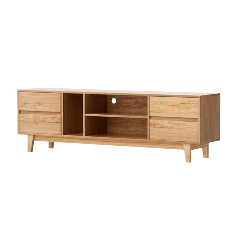 Artiss Entertainment Unit Stand TV Cabinet Storage Drawer Shelf 180cm Wooden Chez Guru