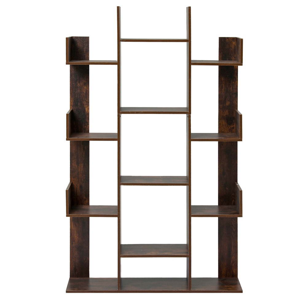 Artiss Tree-Shaped Bookshelf ROMI Walnut Chez Guru