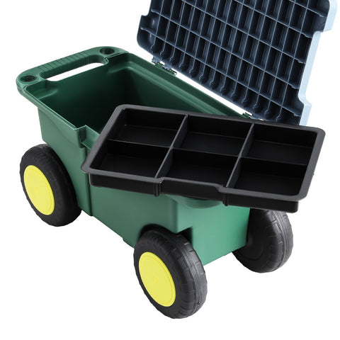 Gardeon Garden Cart Tool Storage 3-In-1 Green