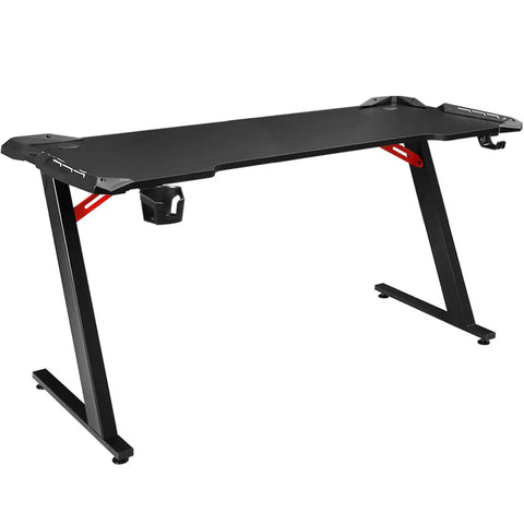 Artiss Gaming Desk Computer Desks LED Light 140CM Chez Guru