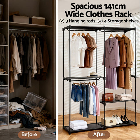 Artiss Wardrobe Clothes Rack Closet 181cm