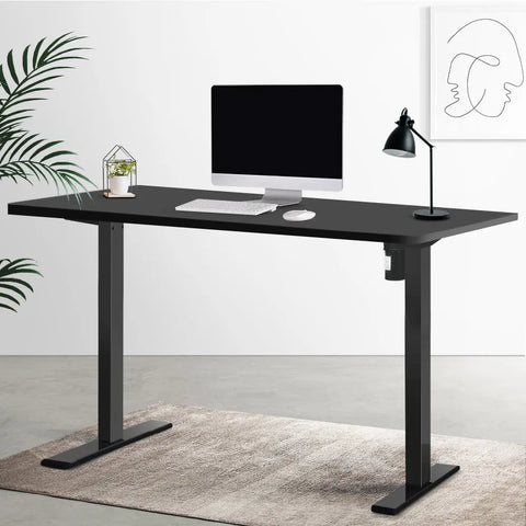 Artiss Standing Desk Motorised Black 120CM Chez Guru