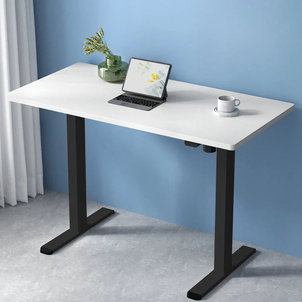 Artiss Standing Desk Motorised White 140CM Chez Guru