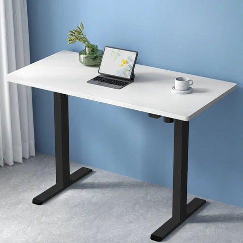 Artiss Standing Desk Motorised White 140CM Chez Guru