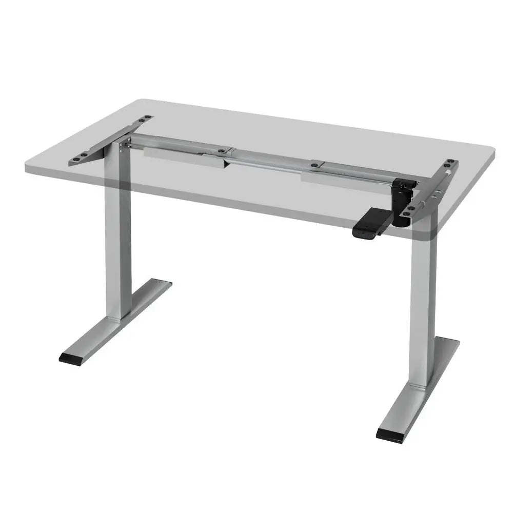 Artiss Electric Standing Desk Frame Only Height Adjustable 70KG Load Grey Chez Guru