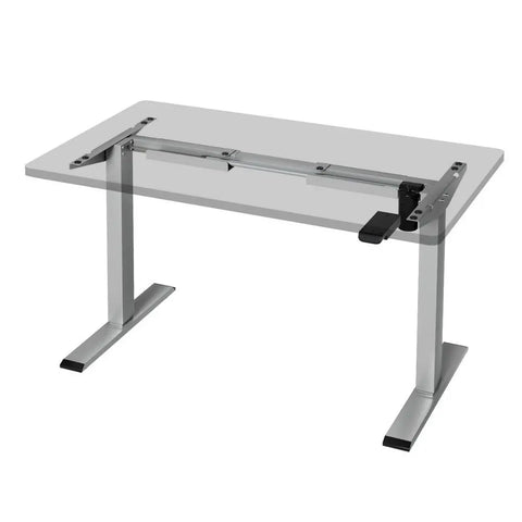 Artiss Electric Standing Desk Frame Only Height Adjustable 70KG Load Grey Chez Guru