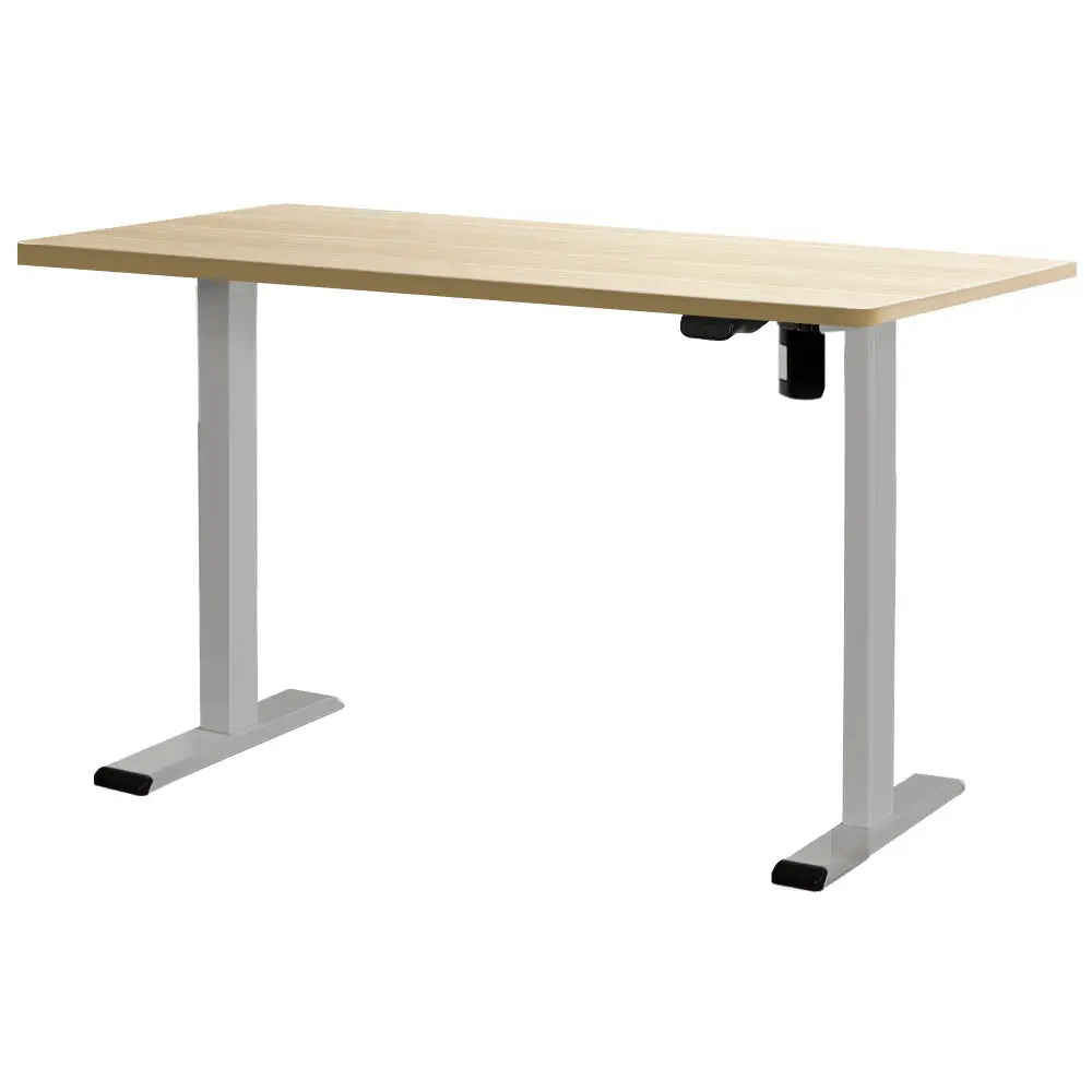 Artiss Standing Desk Motorised 120CM White Oak Chez Guru